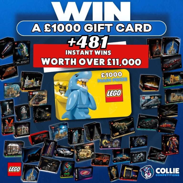 Mega Lego Instant Wins - £12,000 Prize Fund #3