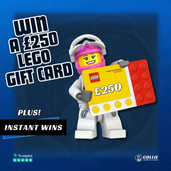 Lego £250 Gift Card Plus 4 Instant Wins