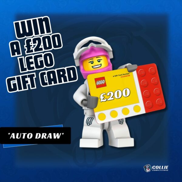 Auto Draw* Lego £200 Gift Card #8