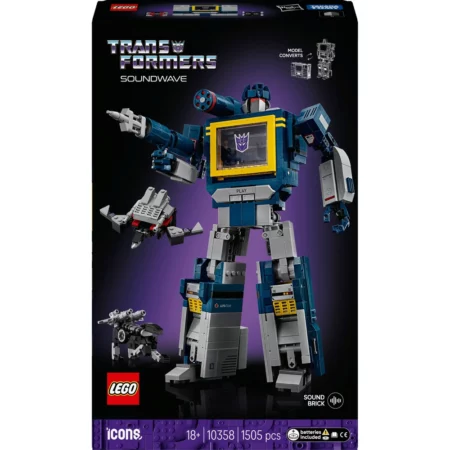 LEGO Icons 10358 Transformers: Soundwave or 💰£120 Cash💰