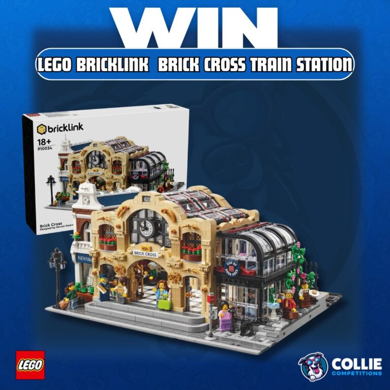 *Auto Draw* Lego Bricklink Brick Cross Train Station 910034