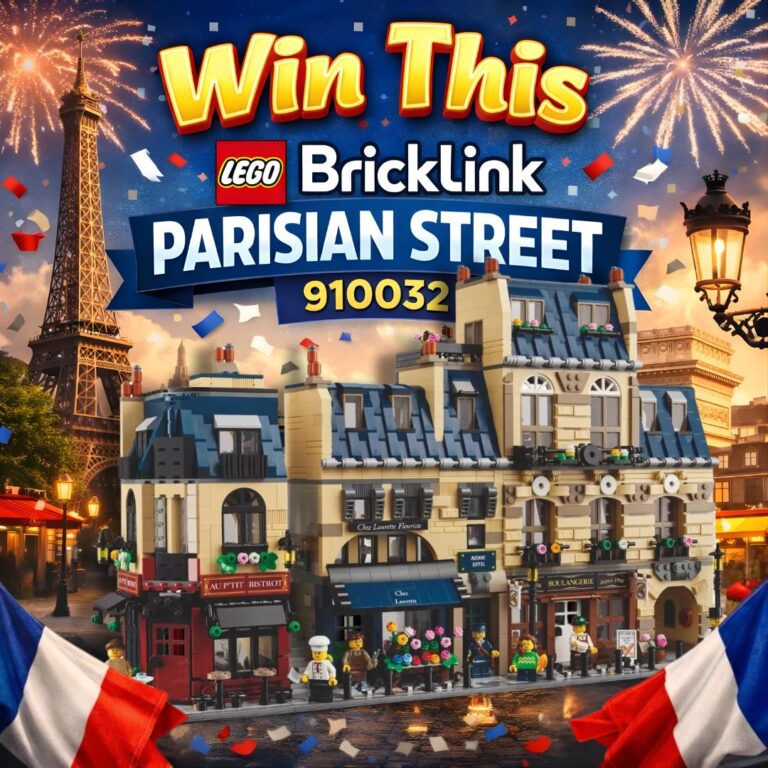 *Auto Draw* Lego Bricklink Parisian Street 910032